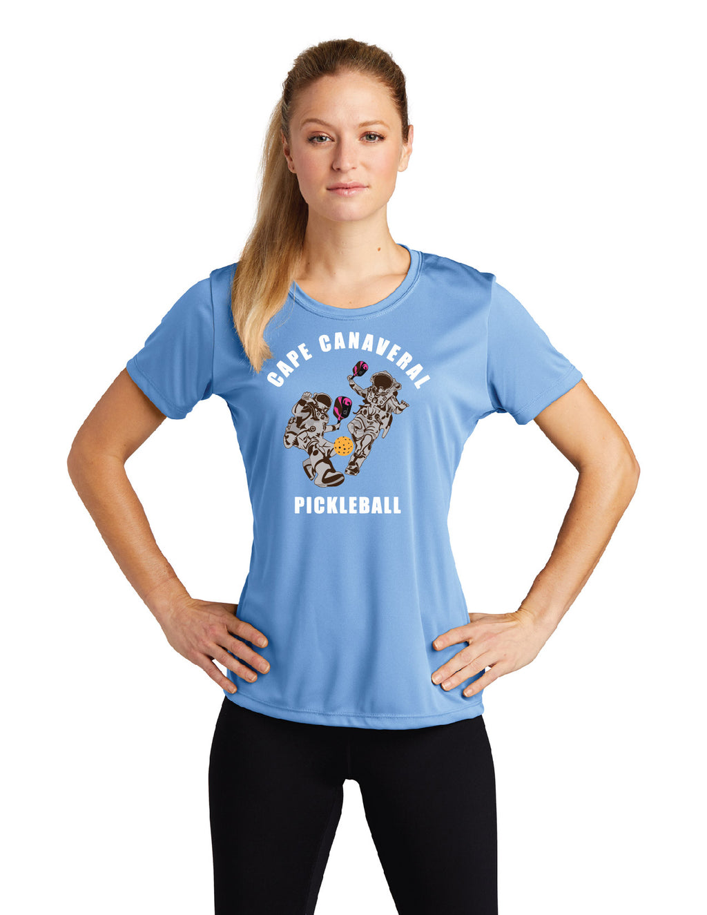 Women's Competitor Short Sleeve 'Cape Canaveral' Crew Neck Tee