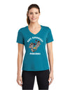 Women's Competitor Short Sleeve 'Cape Canaveral' V-Neck Tee